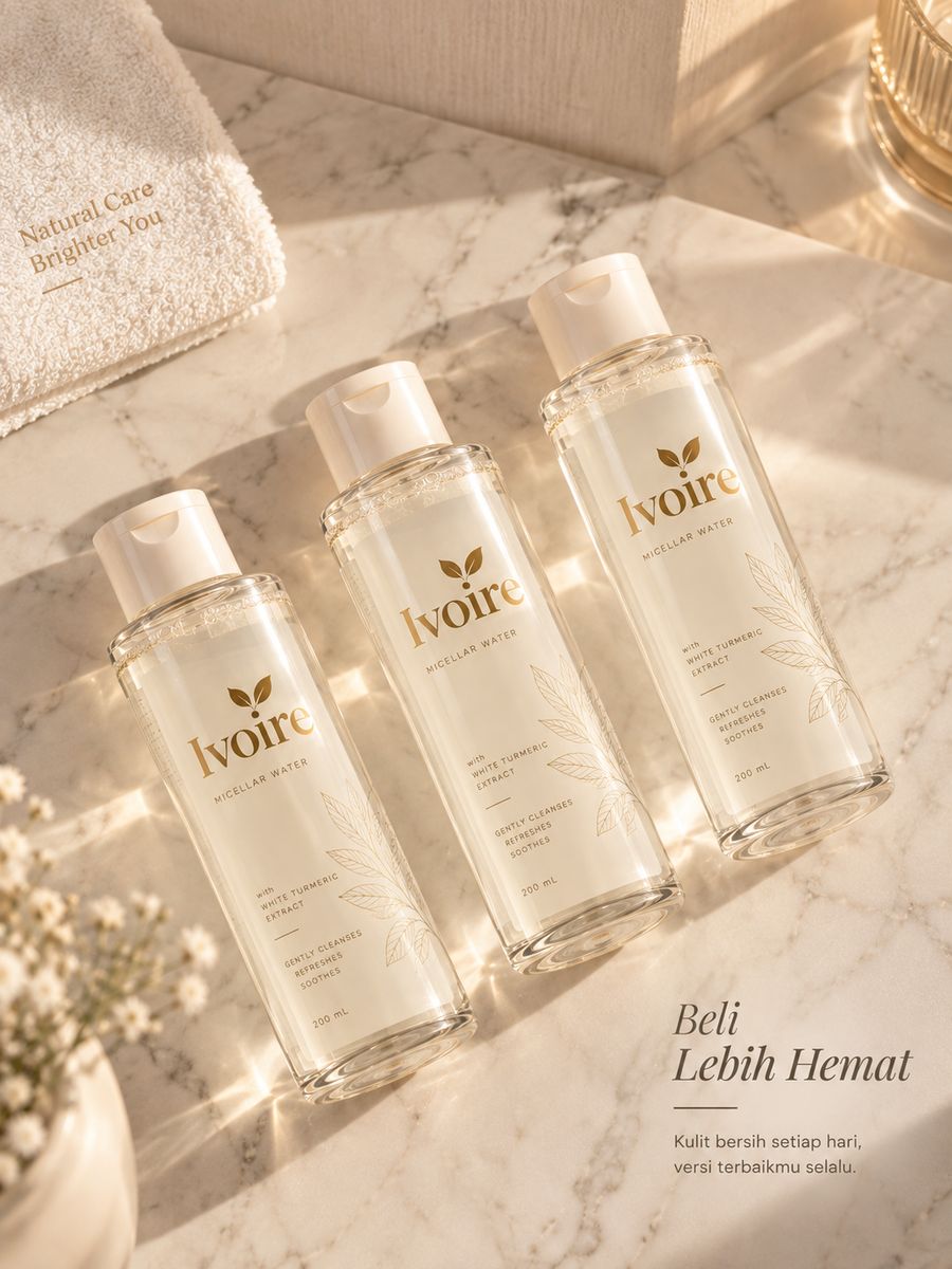 Ivoire Micellar Water Showcase